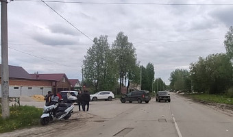 Водитель легковушки сбил мотоциклиста на улице Рабочей в Белеве