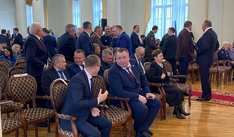 На представление Дмитрия Миляева в качестве врио губернатора приехал Валерий Шерин