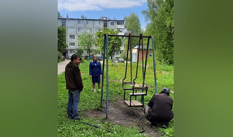 В Кимовске убрали опасное оборудование с детской площадки после вмешательства прокуратуры