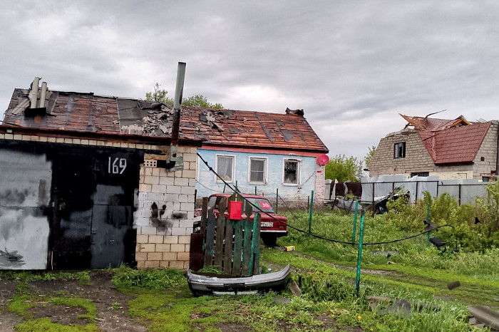 В селе Новокрасивое в Ефремове прошел ураган