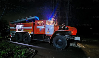 Житель Щекино погиб при ночном пожаре в доме на улице Спортивной