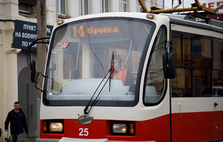 В Туле 28 и 29 марта ограничат движение трамваев на улице Воздухофлотской