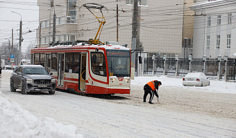 Движение трамваев в Туле задерживалось около 30 раз 15 февраля