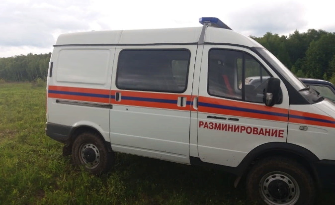 В Чернском районе обезвредили минометную мину времен ВОВ