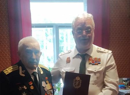 Тульская областная Дума поздравила участника ВОВ со столетним юбилеем