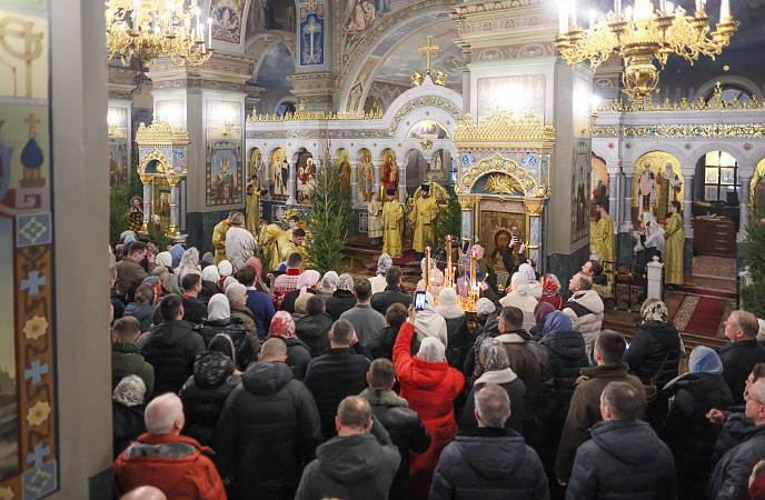 В православных храмах Тульской области прошли рождественские богослужения