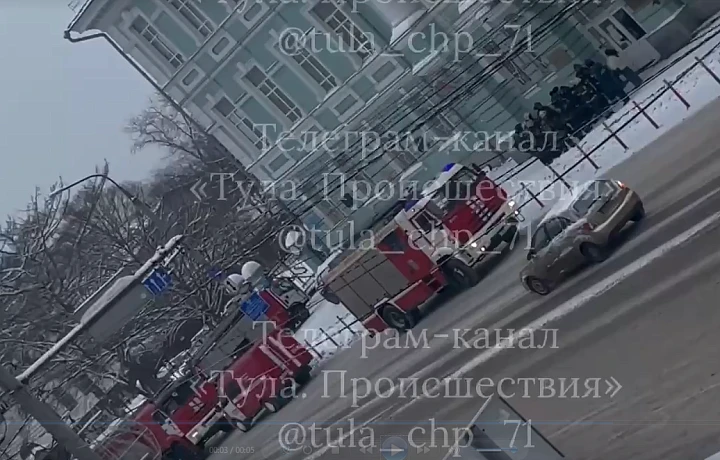 В Туле в здании городского УМВД сработала пожарная сигнализация