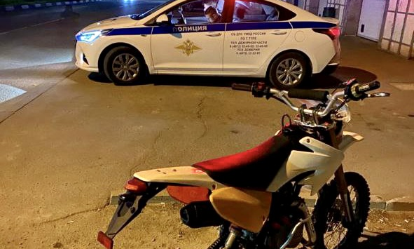 В Туле инспекторы ДПС поймали несовершеннолетнего мотоциклиста без прав
