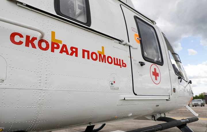 Вертолет санавиации в Тульской области совершил пять вылетов за неделю