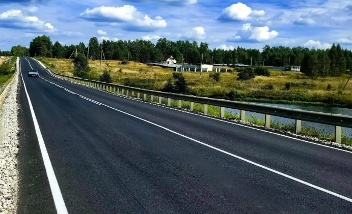 В Тульской области открыли дорогу, связывающую два района с федеральной трассой