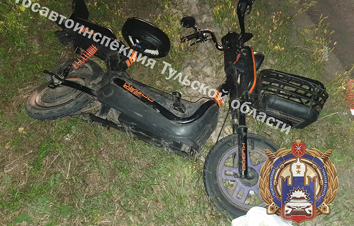 Двое несовершеннолетних на СИМ пострадали в ДТП на трассе под Тулой