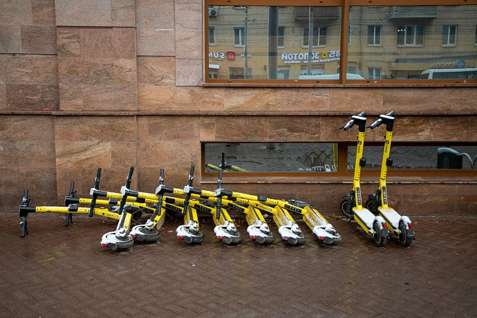 В Туле завершился сезон электросамокатов