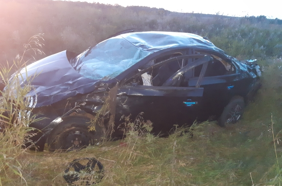 В Узловском районе водитель Skoda, не справившийся с управлением, попал в больницу
