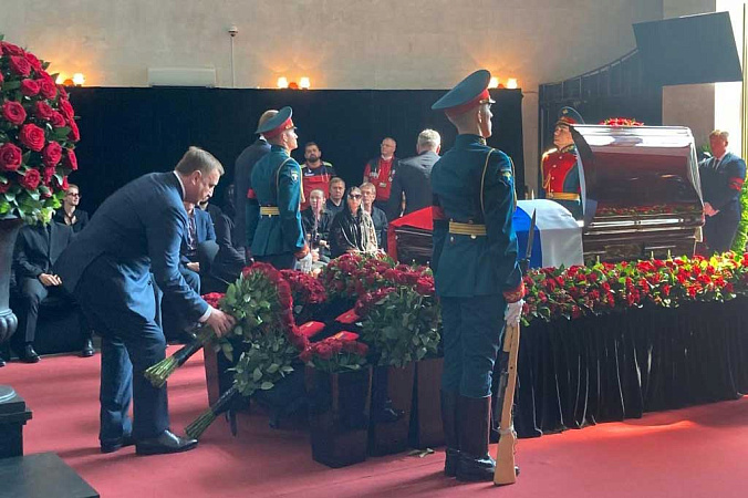 В Москве прошла церемония прощания с директором КБП Дмитрием Коноплевым