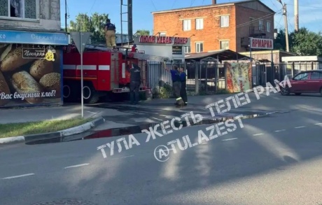 В Белеве вечером 1 августа загорелась пекарня