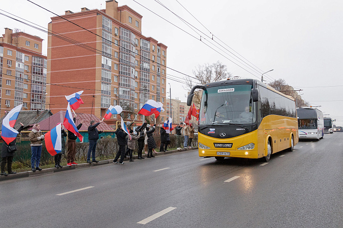 Губернатор Тульской области проводил мобилизованных к месту выполнения боевых задач