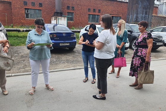 В Пролетарском округе Тулы прошли приемки работ по проекту «Наш город»