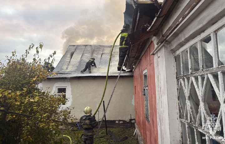 67-летний мужчина пострадал при пожаре на Косой Горе в Туле