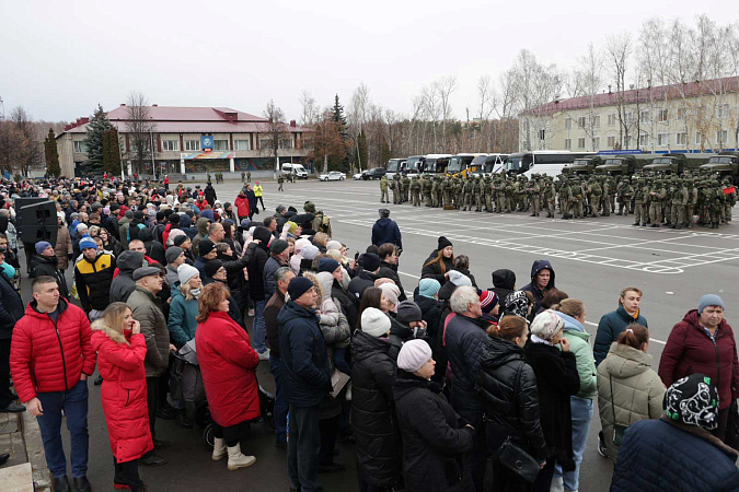 Губернатор Тульской области проводил мобилизованных к месту выполнения боевых задач