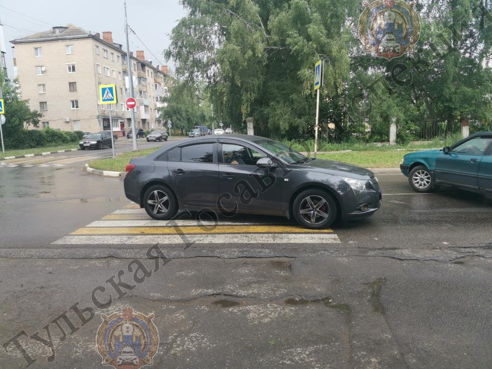 Chevrolet Cruze в Новомосковске сбил пешехода