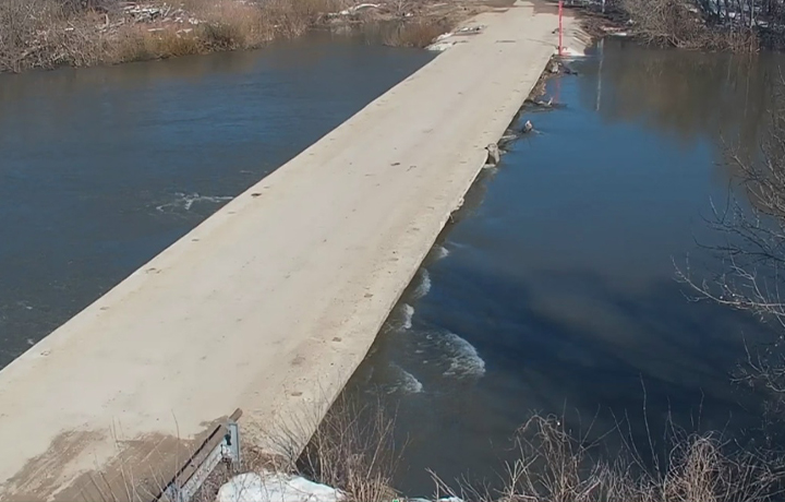 В Белевском районе из-за половодья закрыли мост через Оку у Николо-Гастуни