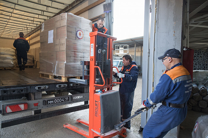 Из Тульской области отправлен груз для жителей Сирии