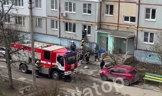 На улице Демонстрации в Туле произошел пожар