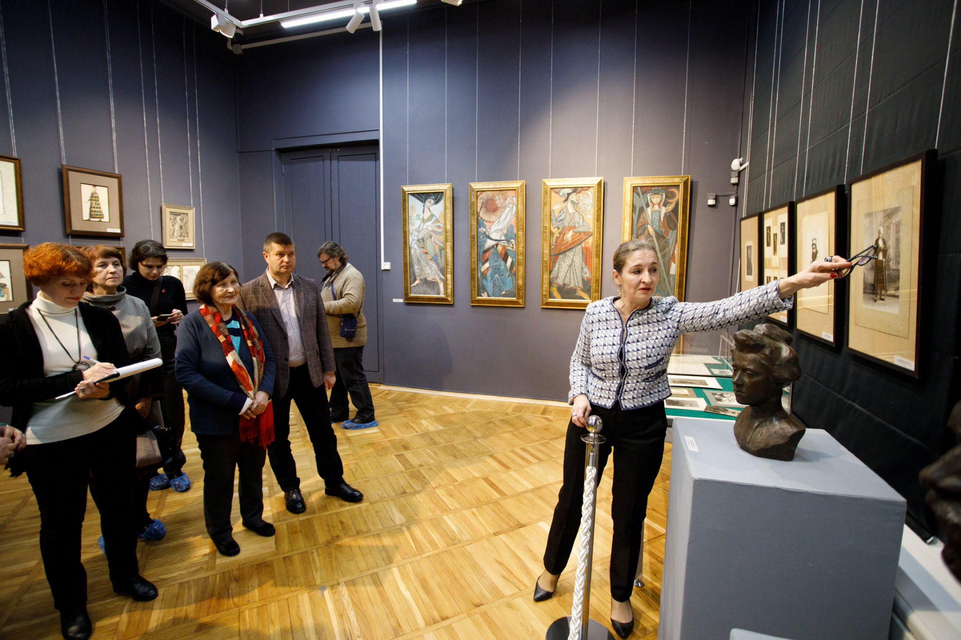 В тульском Музее изобразительном искусств открылась выставка о дружбе семьи Стравинских и Стеллецкого