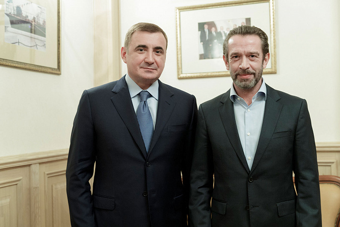 Алексей Дюмин поздравил народного артиста России Владимира Машкова с 60-летием