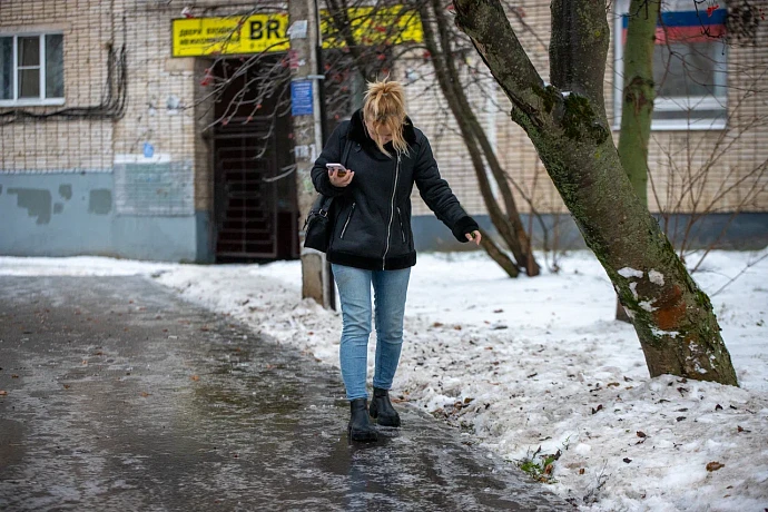 В Тульской области до вечера 7 марта на дорогах сохранится гололедица