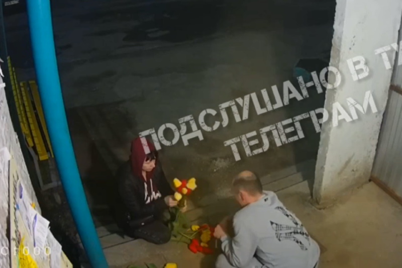 ﻿В Туле парочка попала на камеру во время кражи цветов в одном из дворов