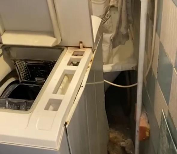 В Ефремове на улице Химиков произошло замыкание стиральной машины