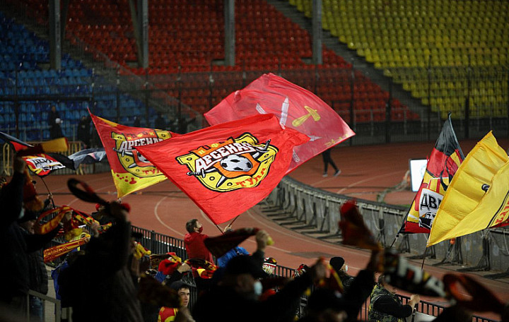 Первый тайм тульского «Арсенала» с «Енисеем» завершился со счетом 1:1