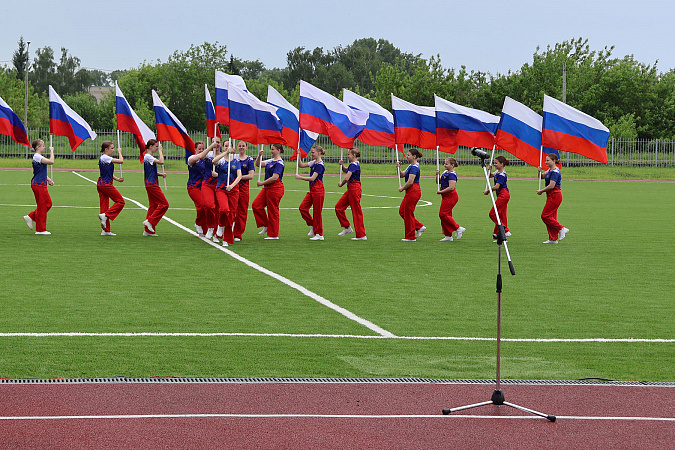 В Киреевске торжественно открыли обновлённый стадион «Юность»