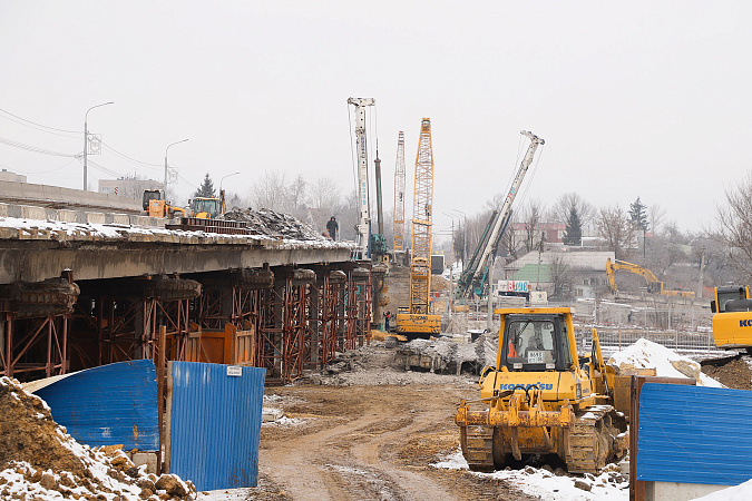 В декабре закончат ремонт Московского путепровода в Туле