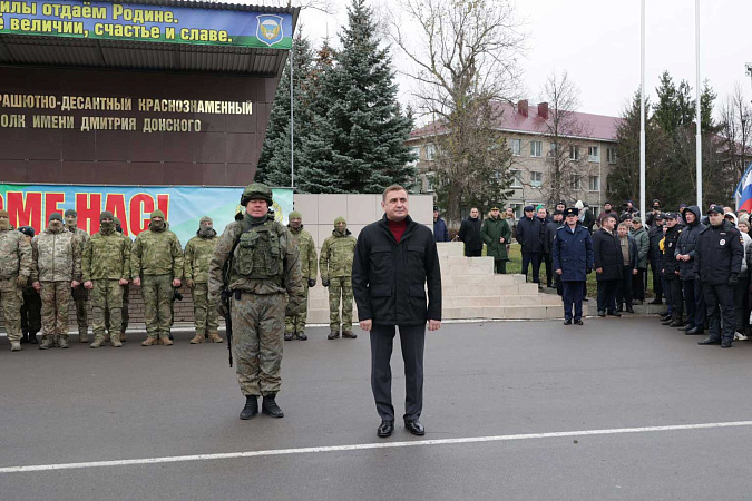 Губернатор Тульской области проводил мобилизованных к месту выполнения боевых задач