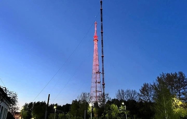 Тульскую телебашню подсветят в цвета российского флага 22 августа