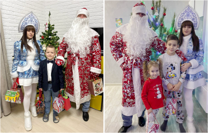 Дед Мороз и Снегурочка поздравили детей работников КМЗ с наступающим Новым годом