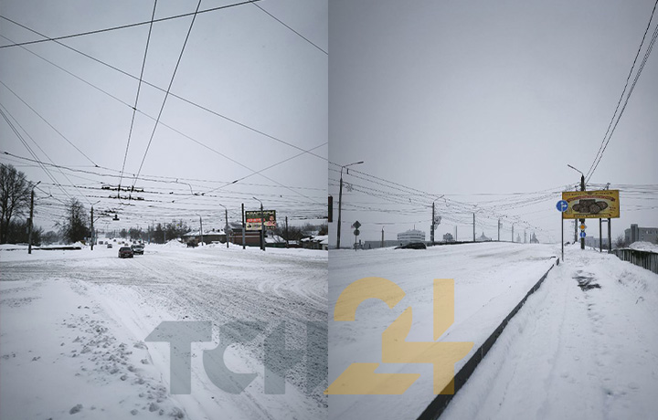 Многие туляки отказались от поездок на авто из-за снегопада