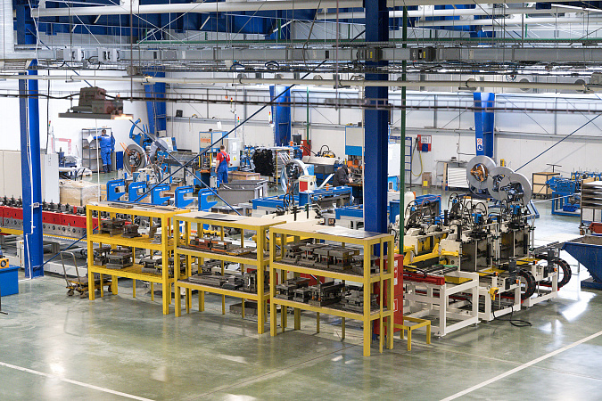 ﻿В Тульской области появился новый завод по выпуску металлических стеллажей и мебели