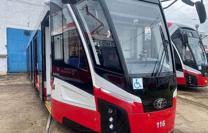 В Тулу поступят еще пять новых трамваев «Львята»