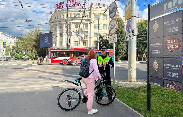 За 7 месяцев 2024 года в Туле зафиксированы 1118 нарушений ПДД с самокатчиками и велосипедистами