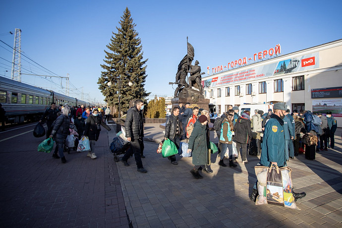 По поручению губернатора Тульской области регион начал принимать переселенцев из Харьковской области