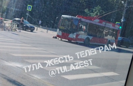 На проспекте Ленина в Туле сбили человека