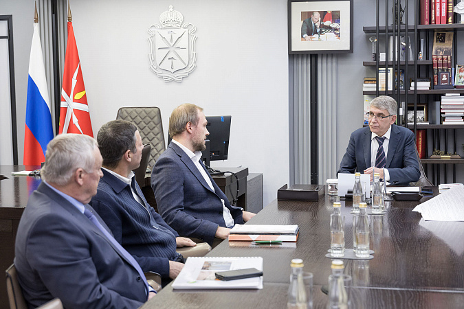 Дмитрий Миляев провел встречу с руководством компании «Центр-Известняк»