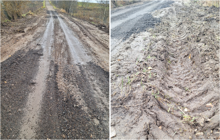 «За отзывчивость спасибо, все остальное – полная ****»: житель Арсеньево после отчета чиновников показал результат ремонта дороги снимками с другого ракурса
