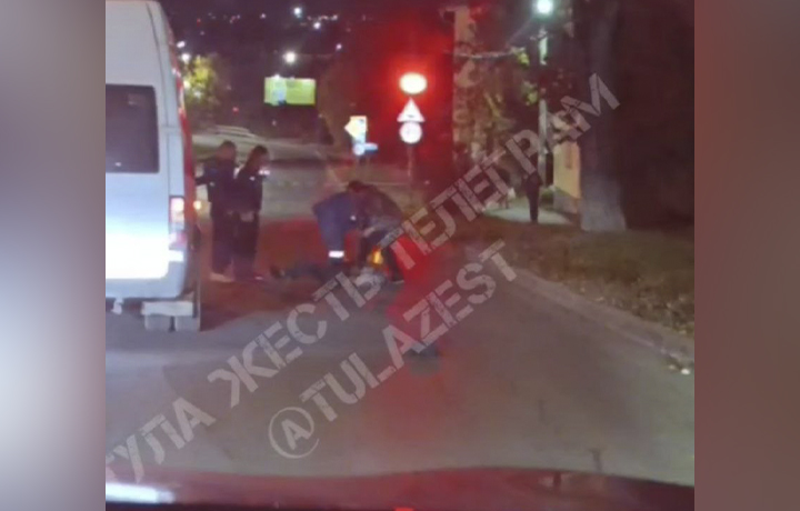 ДТП с пешеходом произошло на улице Болдина в Туле