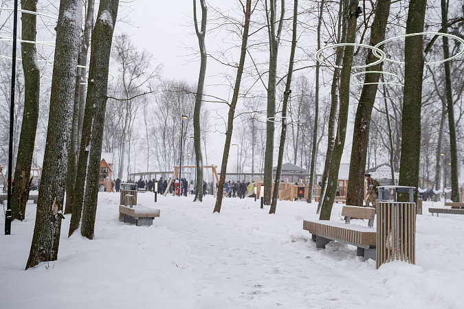 В Белеве после благоустройства открылся городской парк