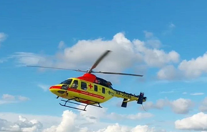 Вертолеты тульской санавиации за год поднимались в небо почти 180 раз