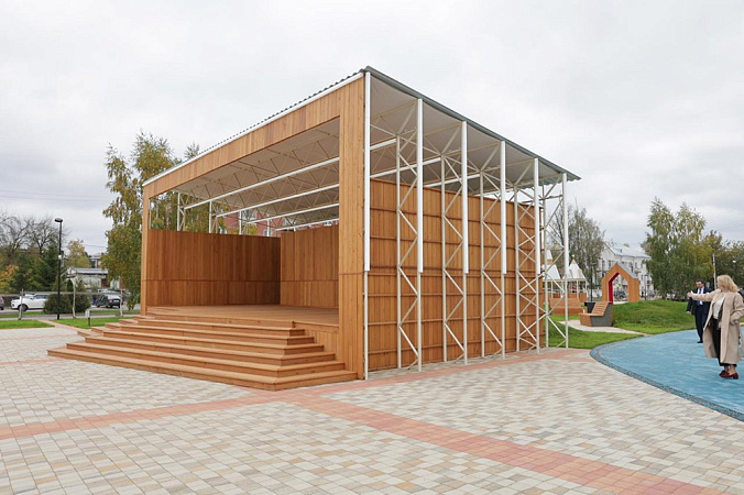 Губернатор Тульской области проверил ремонт Дворца культуры и благоустройство в Алексине